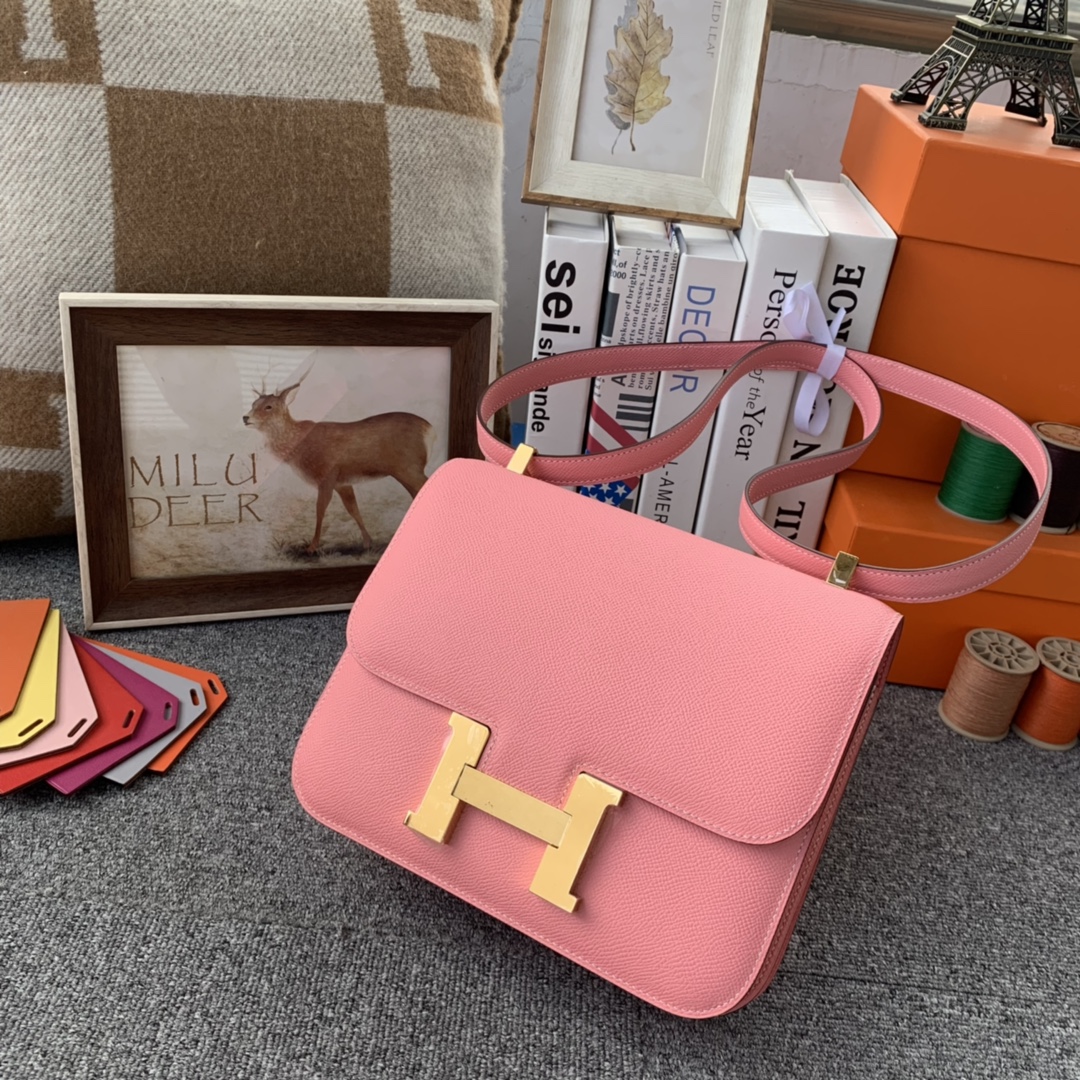 에르메스 콘스탄스24 로즈아잘리 금장 앱송